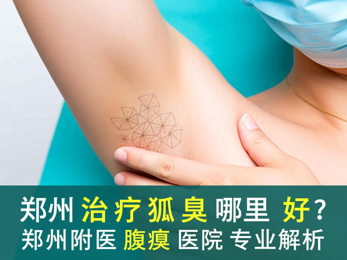 郑州治疗狐臭哪里好？郑州附医腋臭医院专业解析