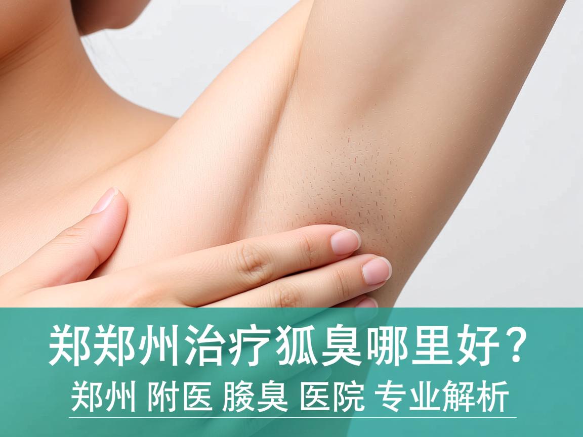 郑州治疗狐臭哪里好？郑州附医腋臭医院专业解析