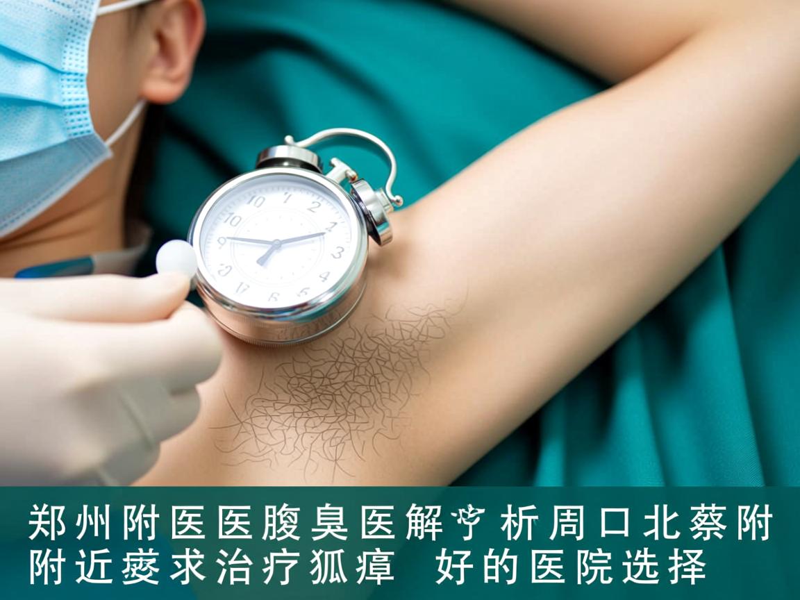 郑州附医腋臭医院解析，周口北蔡附近治疗狐臭好的医院选择
