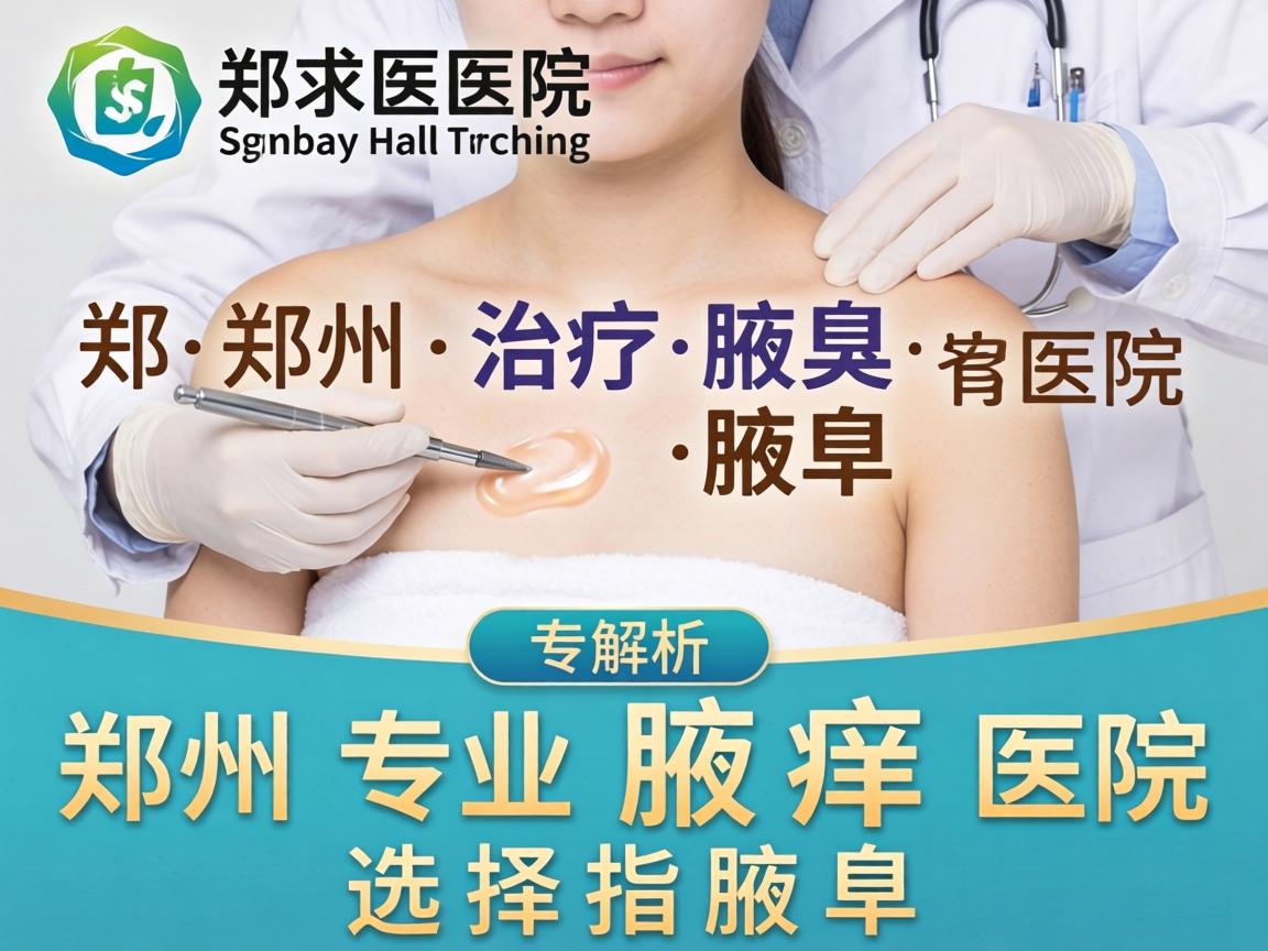 郑州治疗腋臭医院解析,郑州专业腋臭医院选择指南 郑州治疗腋臭医院解析,郑州专业腋臭医院选择指南