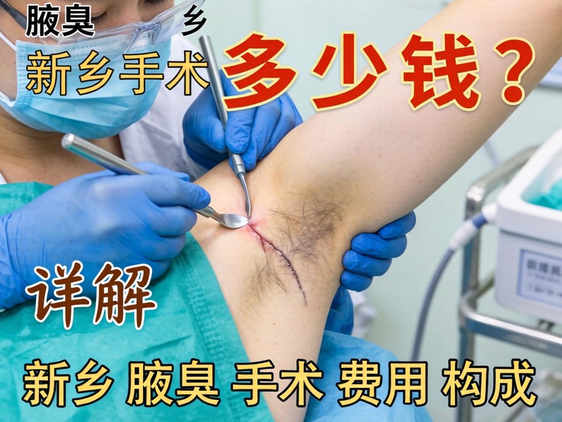 新乡腋臭手术多少钱？详解新乡腋臭手术费用构成