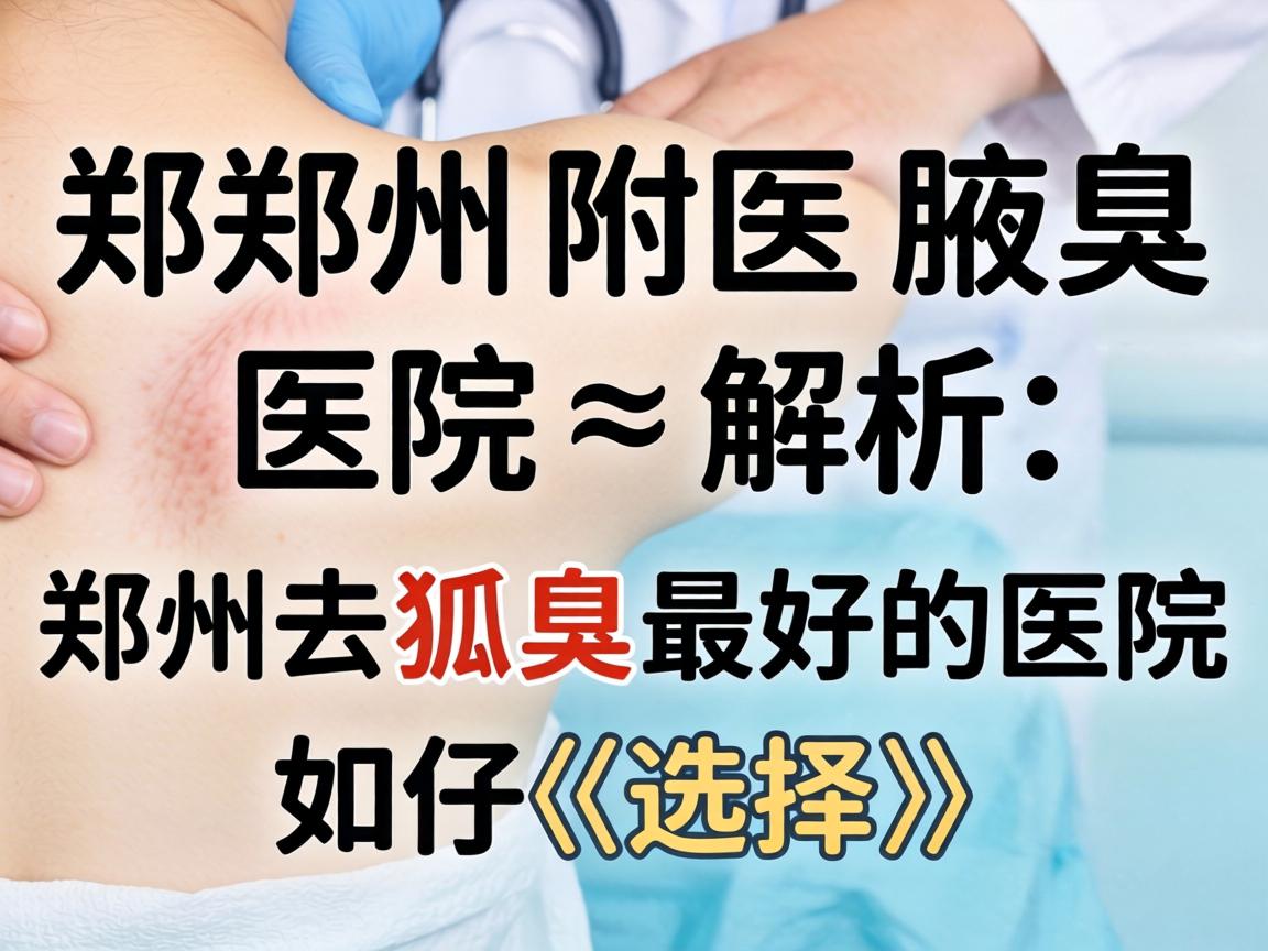 郑州附医腋臭医院解析,郑州去狐臭最好的医院如何选择 郑州附医腋臭医院解析,郑州去狐臭最好的医院如何选择