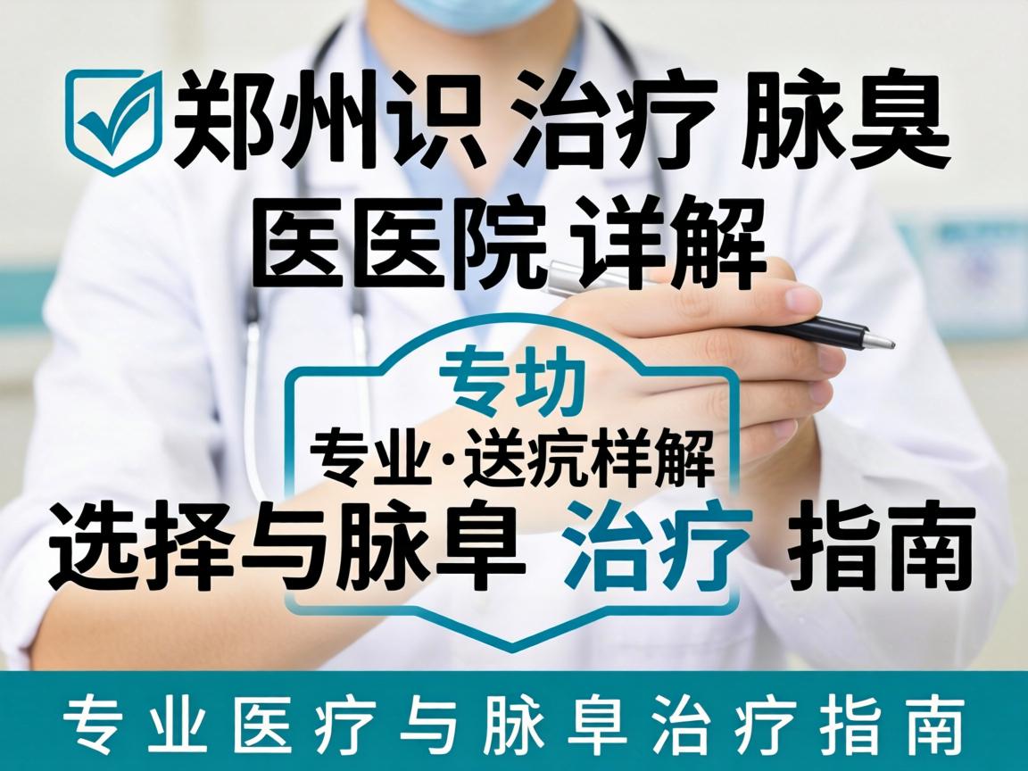 郑州治疗腋臭医院详解，专业选择与腋臭治疗指南