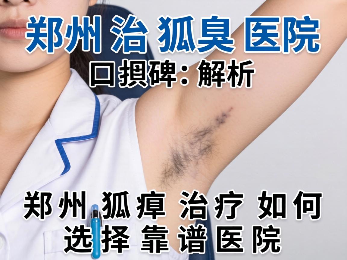 郑州治狐臭医院口碑解析，郑州狐臭治疗如何选择靠谱医院