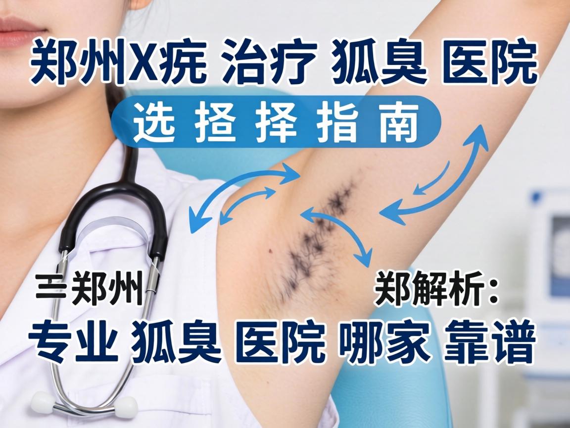 郑州治疗狐臭医院选择指南，解析郑州专业狐臭医院哪家靠谱