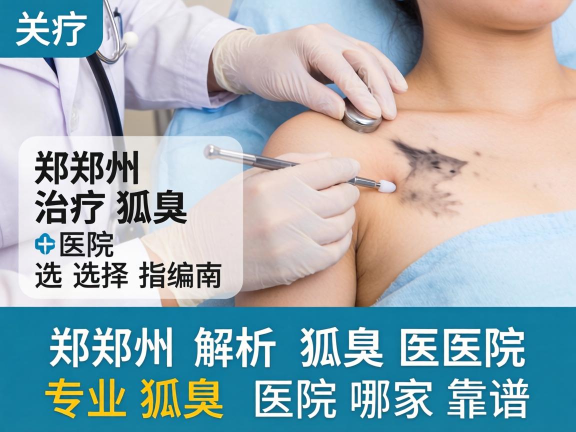 郑州治疗狐臭医院选择指南，解析郑州专业狐臭医院哪家靠谱