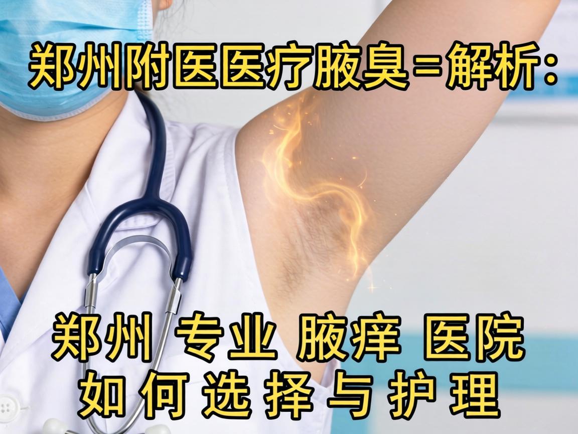 郑州附医腋臭医院解析，郑州专业腋臭医院如何选择与护理