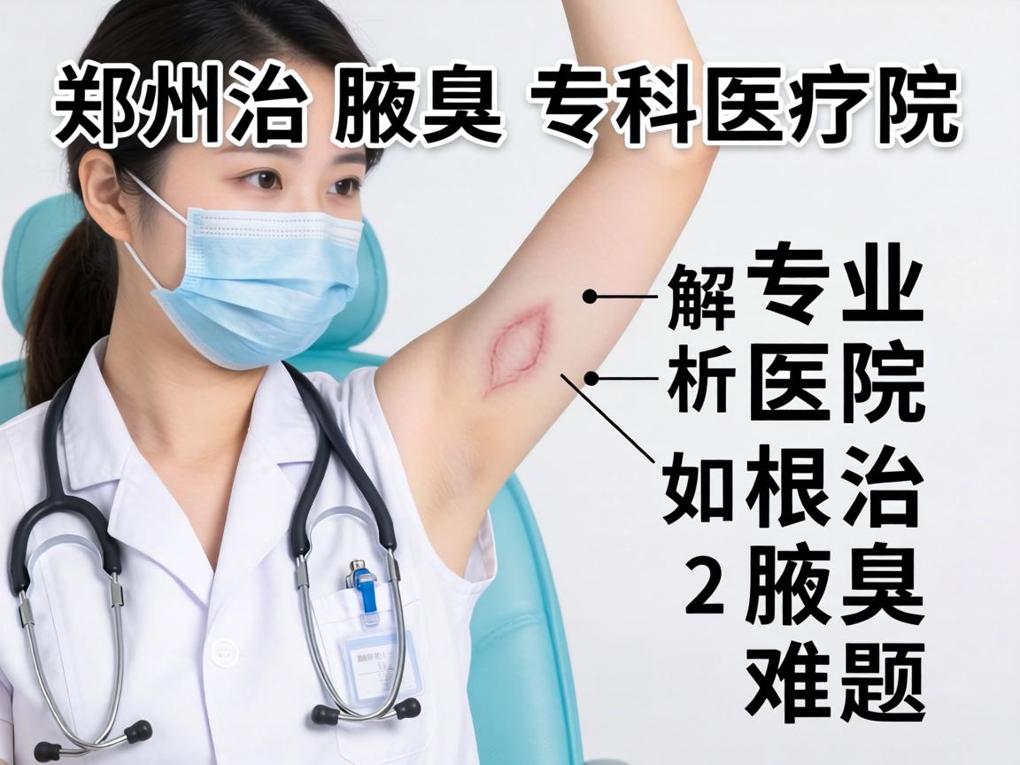 郑州治腋臭专科医院解析，专业医院如何根治腋臭难题