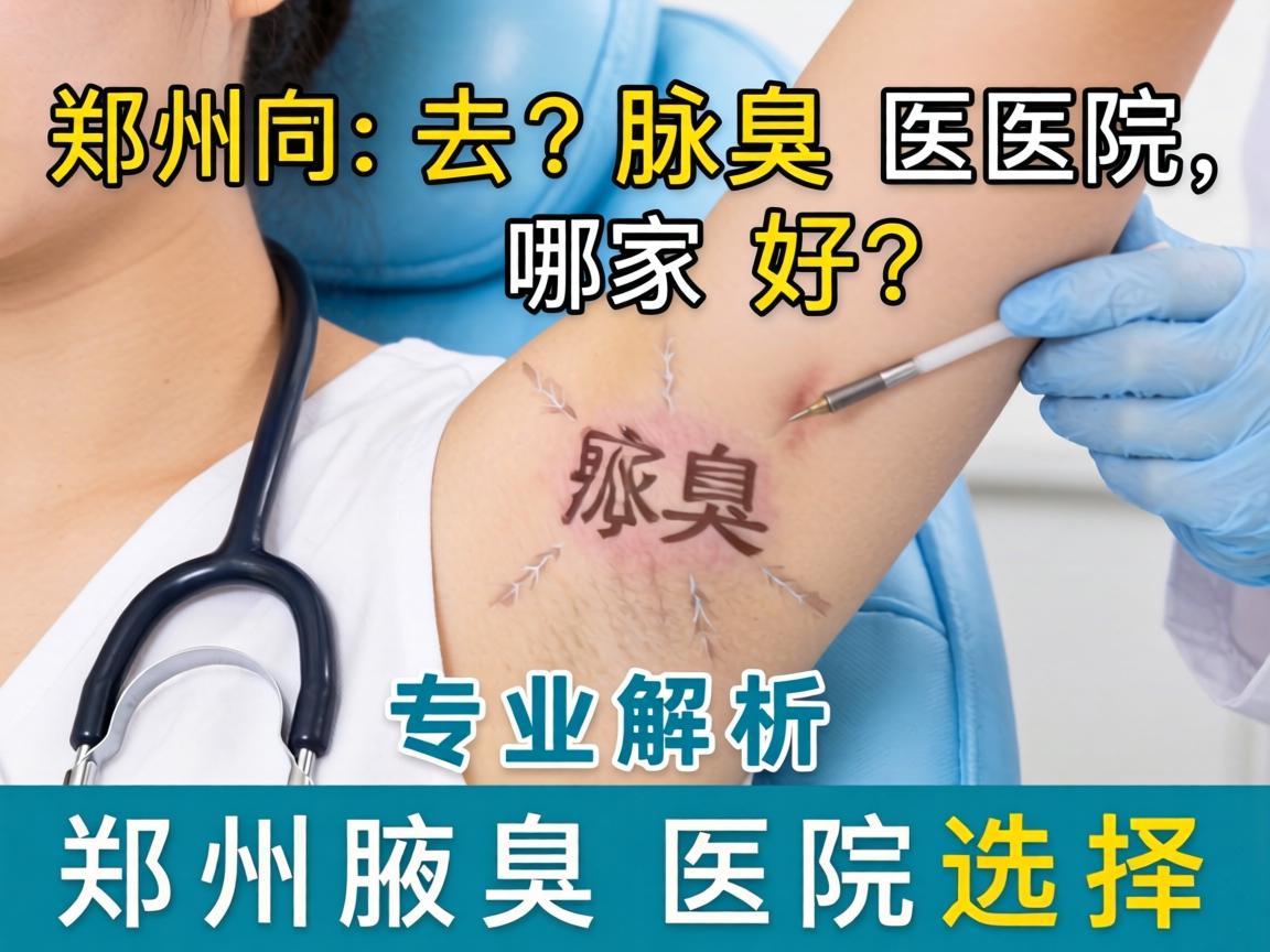 郑州去腋臭医院哪家好？专业解析郑州腋臭医院选择