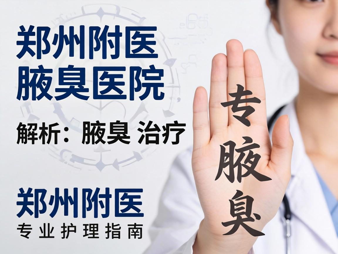 郑州附医腋臭医院解析腋臭治疗，郑州附医专业护理指南