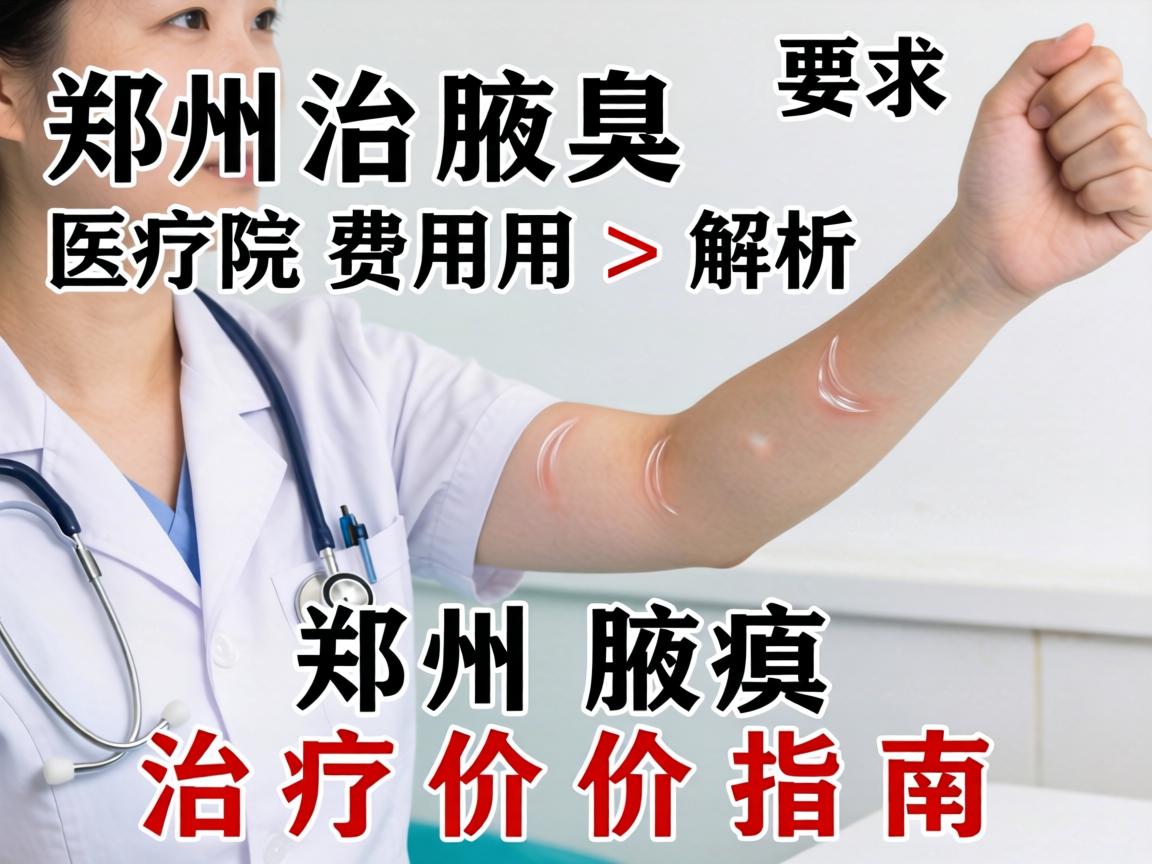 郑州治腋臭医院费用解析，郑州腋臭治疗价格指南
