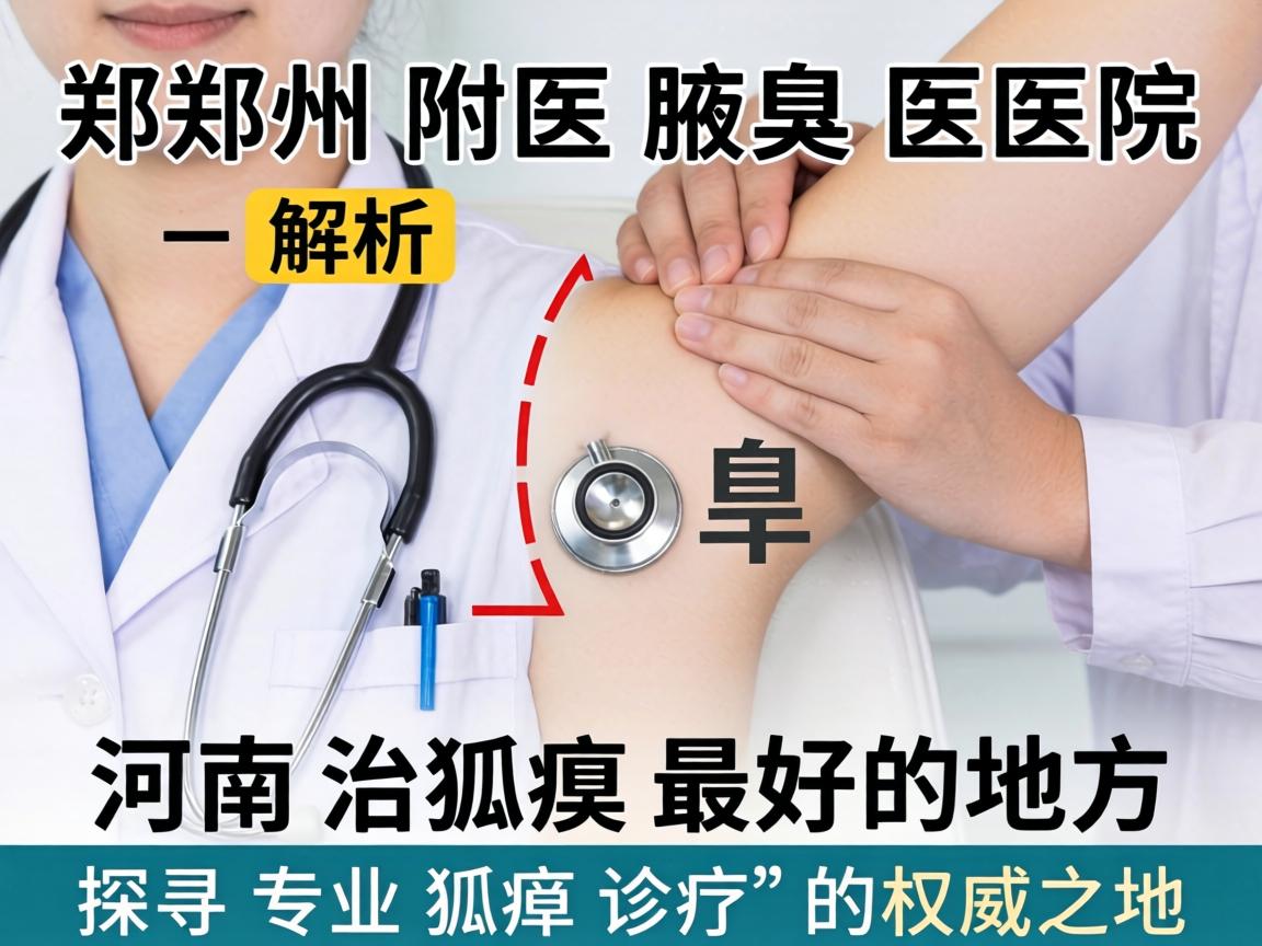 郑州附医腋臭医院解析，河南治狐臭最好的地方，探寻专业狐臭诊疗的权威之地