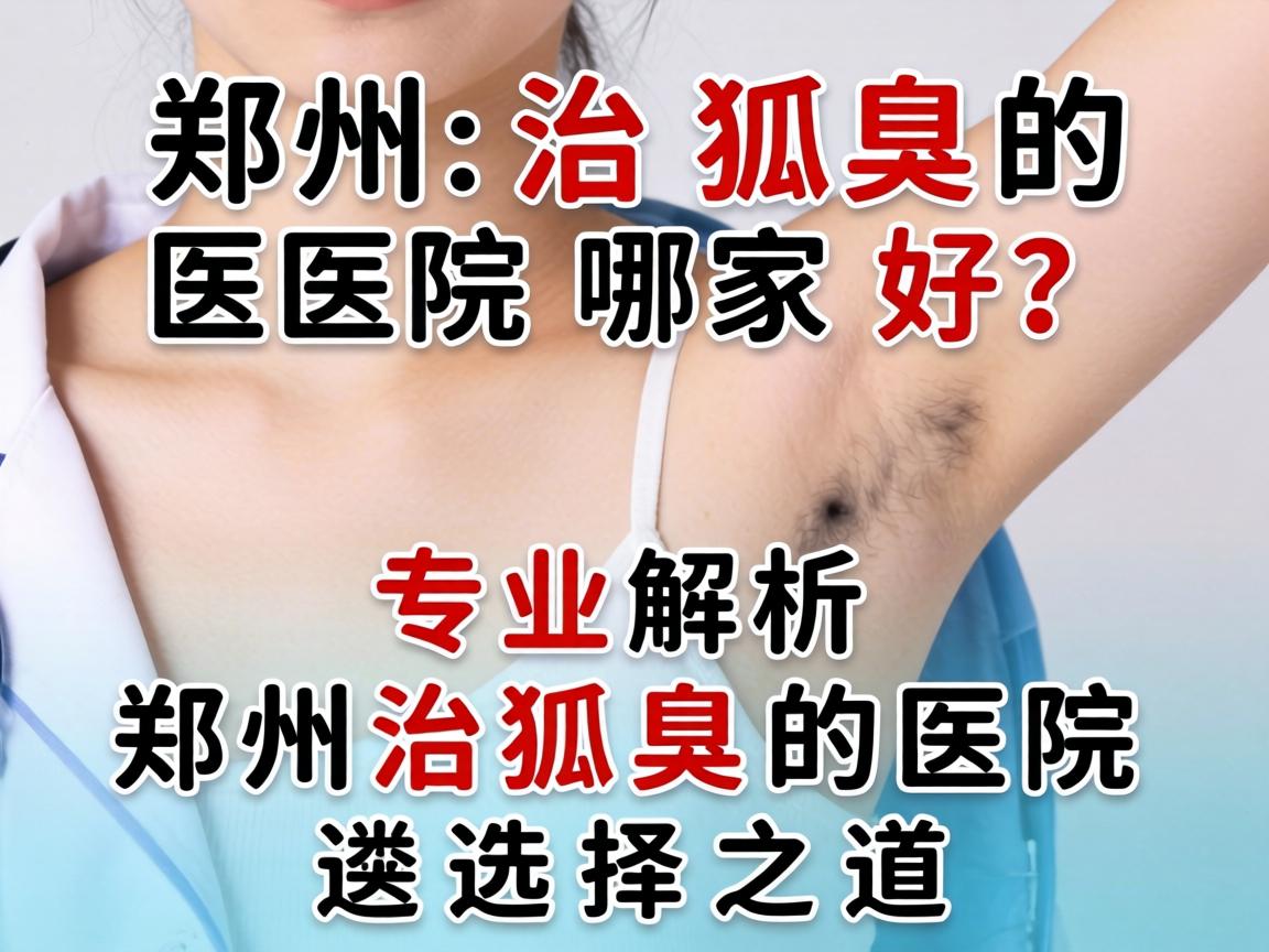 郑州治狐臭的医院哪家好？专业解析郑州治狐臭的医院选择之道
