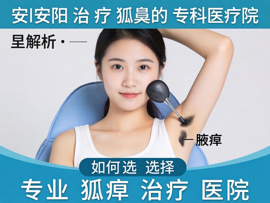 安阳治疗狐臭的专科医院解析，如何选择专业狐臭治疗医院