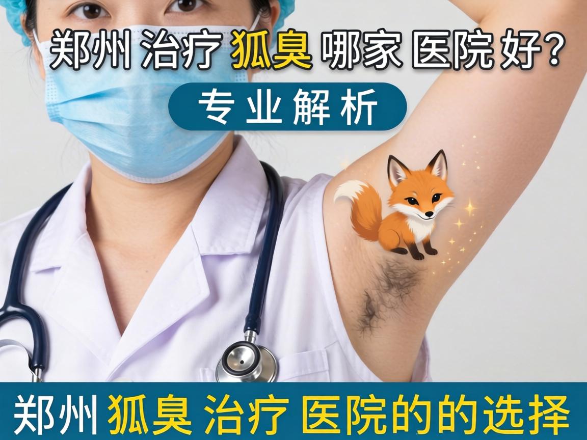 郑州治疗狐臭哪家医院好？专业解析郑州狐臭治疗医院的选择