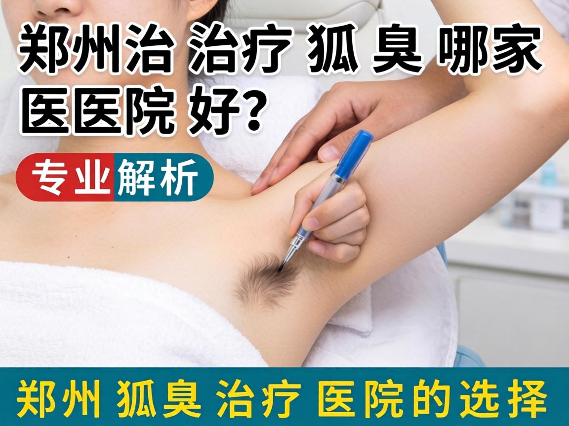 郑州治疗狐臭哪家医院好？专业解析郑州狐臭治疗医院的选择