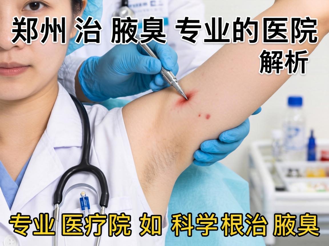 郑州治腋臭专业的医院解析，专业医院如何科学根治腋臭