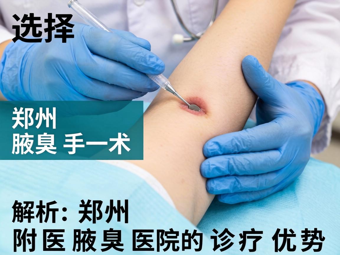 选择郑州腋臭手术医院，解析郑州附医腋臭医院的诊疗优势