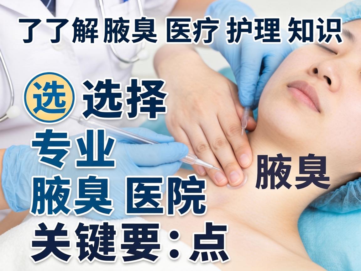 了解腋臭医疗护理知识,选择专业腋臭医院的关键要点 了解腋臭医疗护理知识,选择专业腋臭医院的关键要点