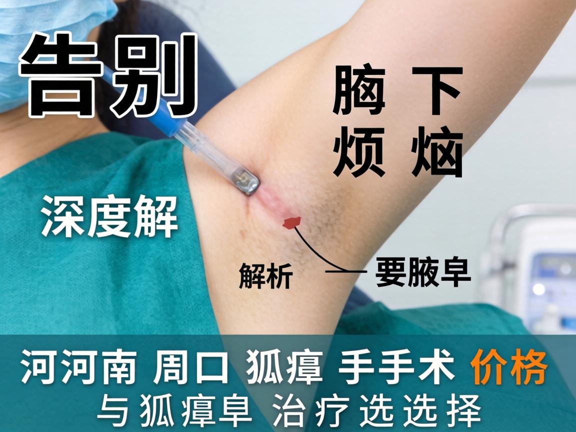 告别腋下烦恼，深度解析河南周口狐臭手术价格与狐臭治疗选择