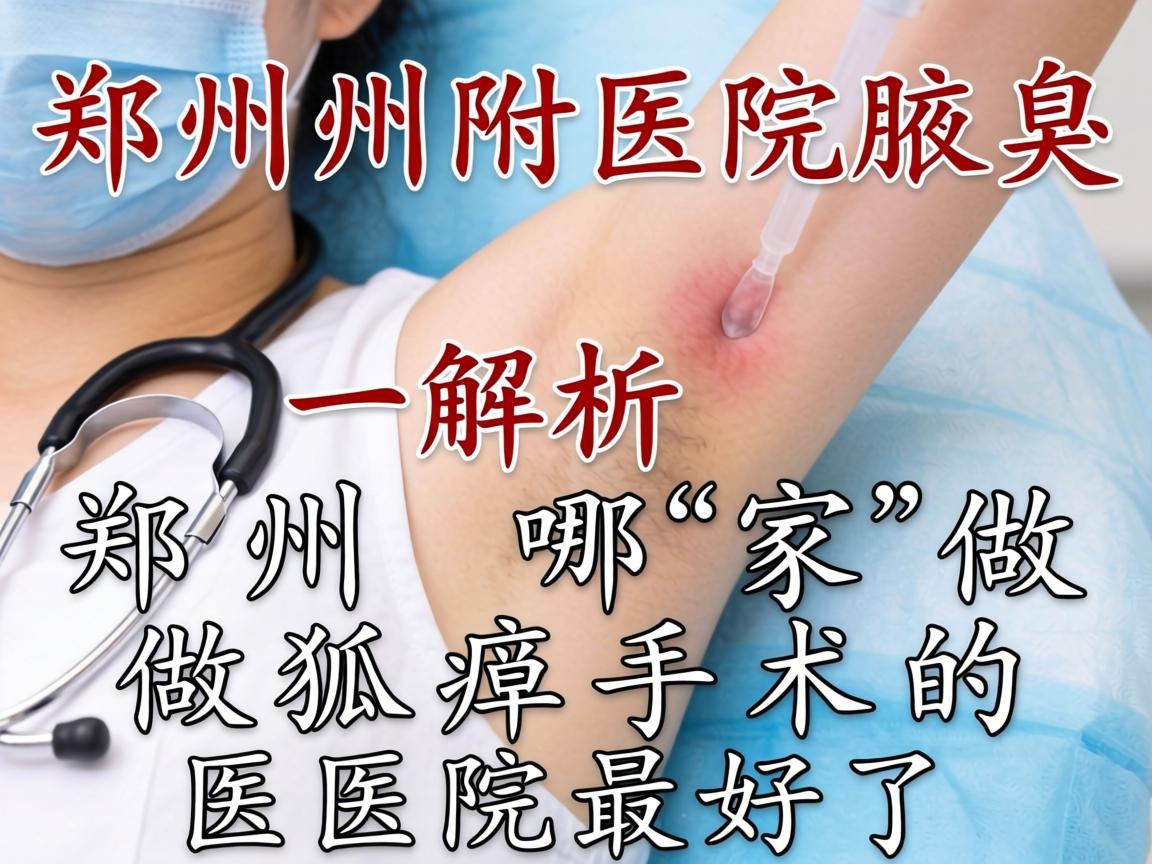 郑州附医腋臭医院解析,郑州哪家做狐臭手术的医院最好 郑州附医腋臭医院解析,郑州哪家做狐臭手术的医院最好