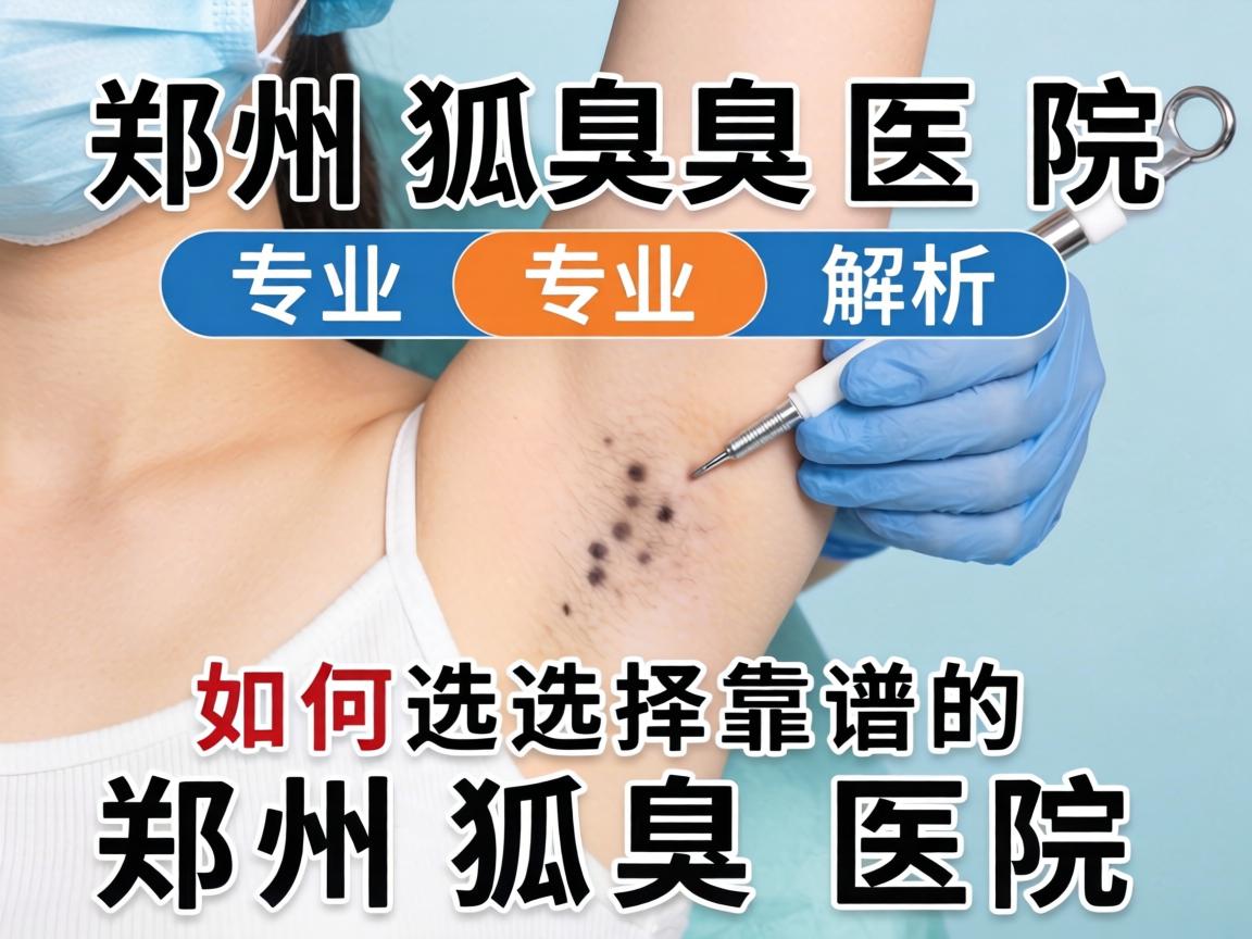 郑州狐臭医院专业解析，如何选择靠谱的郑州狐臭医院