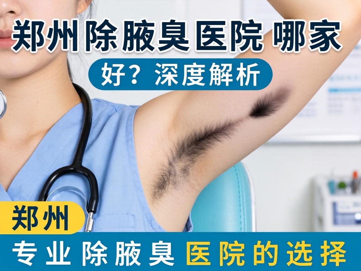 郑州除腋臭医院哪家好？深度解析郑州专业除腋臭医院的选择