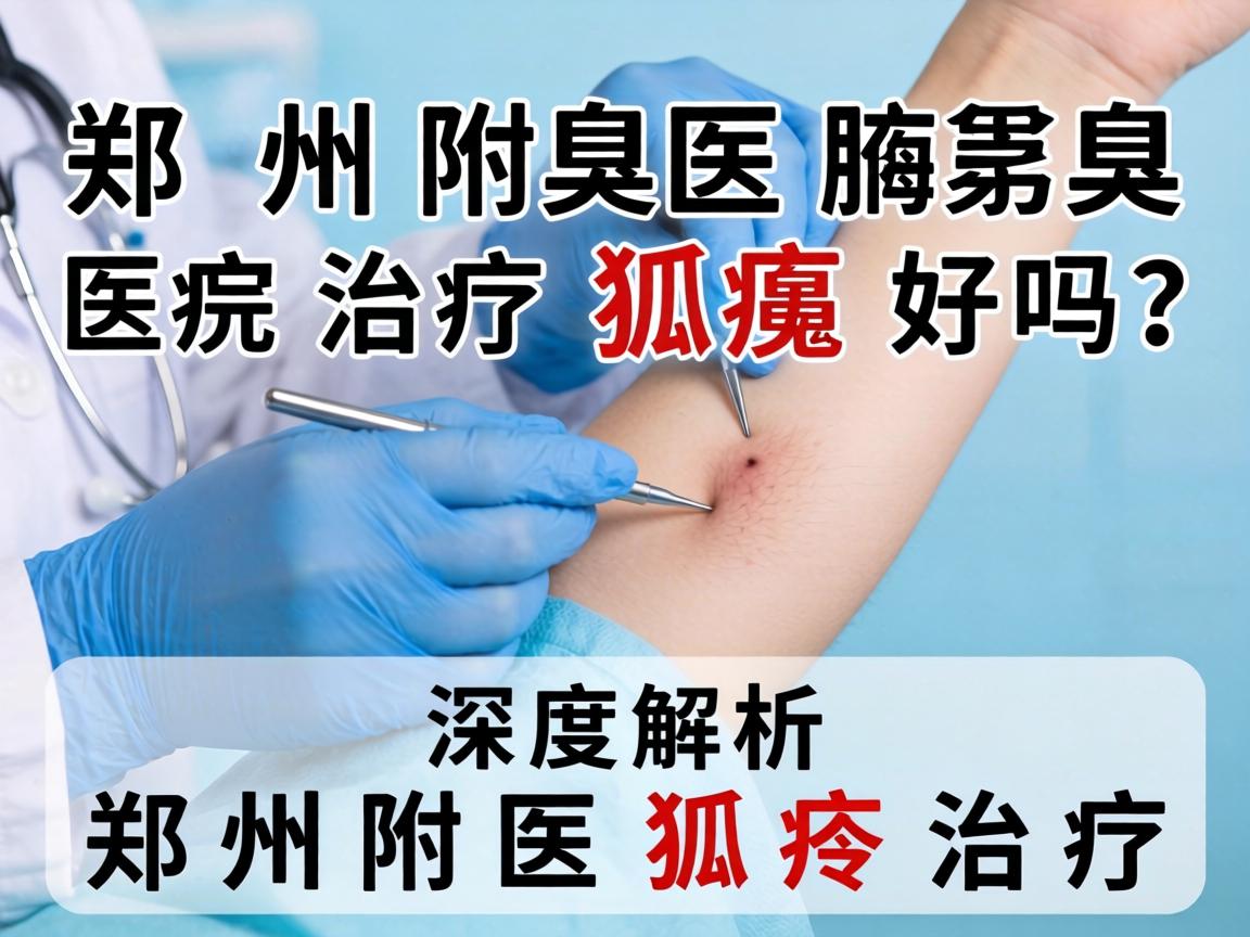 郑州附医腋臭医院治疗狐臭好吗？深度解析郑州附医狐臭治疗