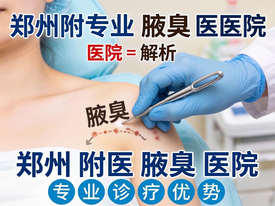 郑州专业腋臭医院解析，郑州附医腋臭医院专业诊疗优势
