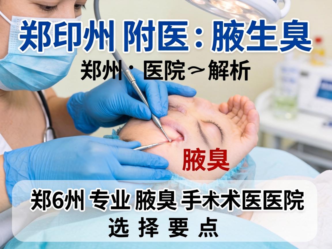 郑州附医腋臭医院解析,郑州专业腋臭手术医院的选择要点 郑州附医腋臭医院解析,郑州专业腋臭手术医院的选择要点