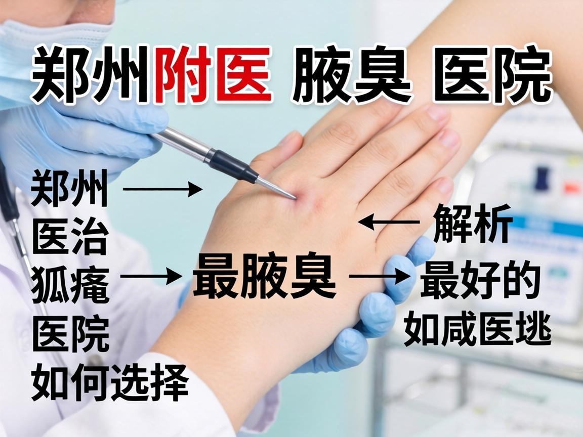 郑州附医腋臭医院解析，郑州医治狐臭最好的医院如何选择