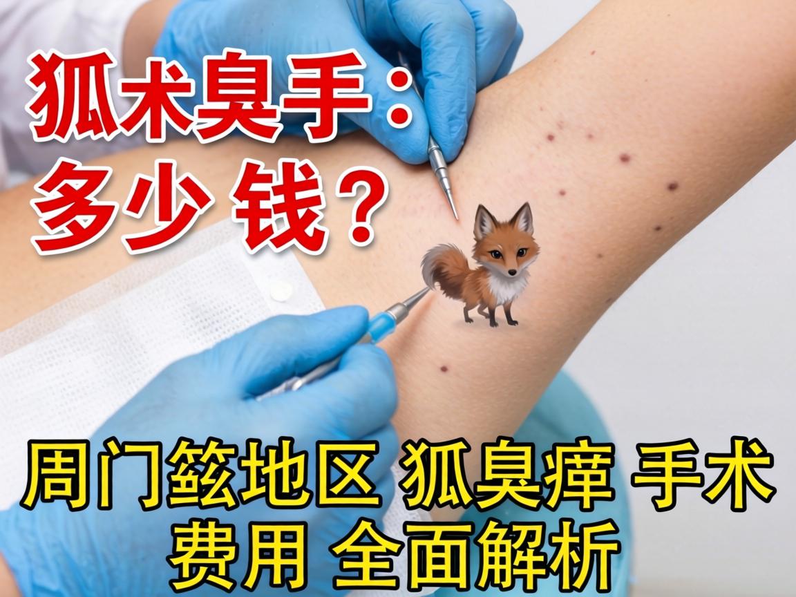 狐臭手术多少钱？周口地区狐臭手术费用全面解析