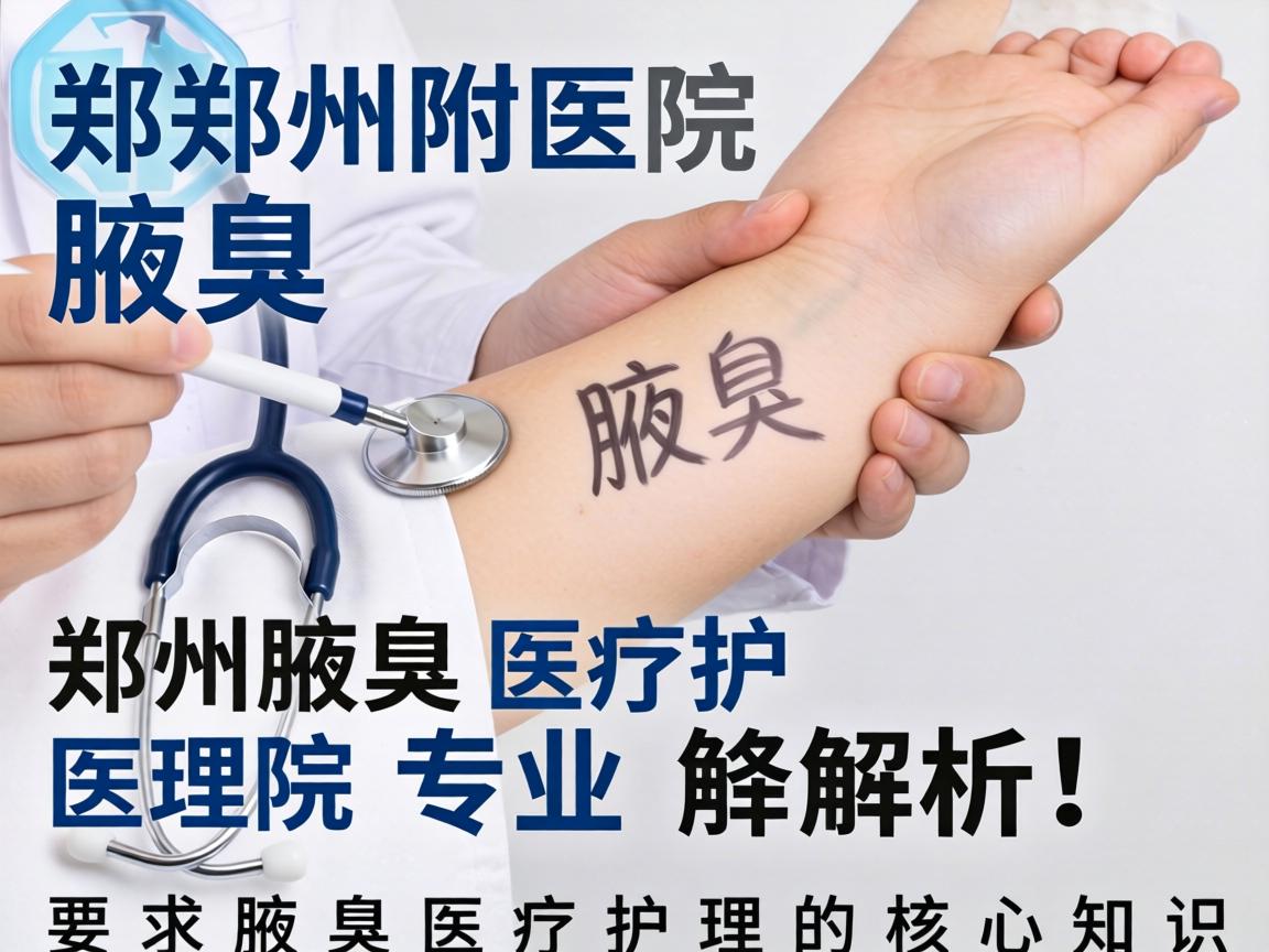 郑州附医腋臭医院专业解析，郑州腋臭医疗护理的核心知识