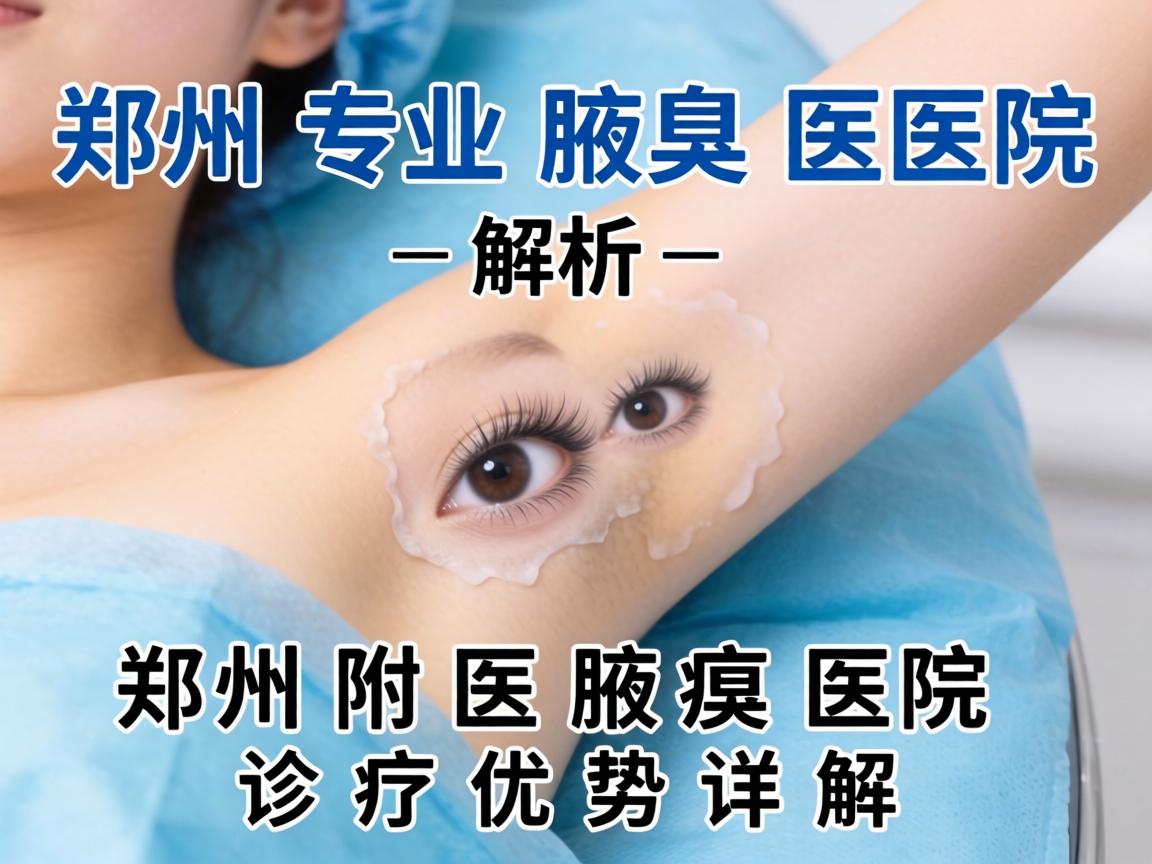 郑州专业腋臭医院解析，郑州附医腋臭医院诊疗优势详解