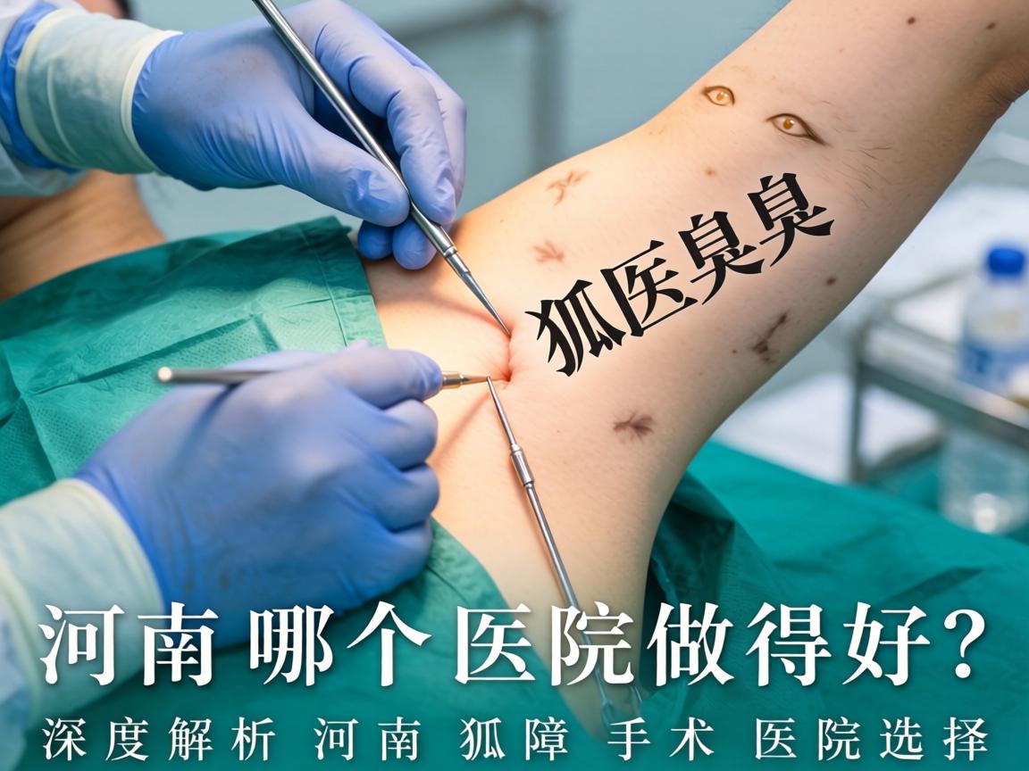 河南狐臭手术哪个医院做得好？深度解析河南狐臭手术医院选择