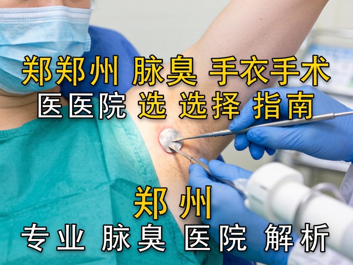 郑州腋臭手术医院选择指南,郑州专业腋臭医院解析 郑州腋臭手术医院选择指南,郑州专业腋臭医院解析
