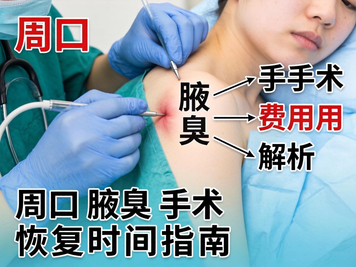 周口腋臭手术费用解析，周口腋臭手术恢复时间指南