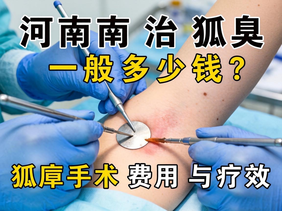 河南治狐臭手术一般多少钱？解析狐臭手术费用与疗效