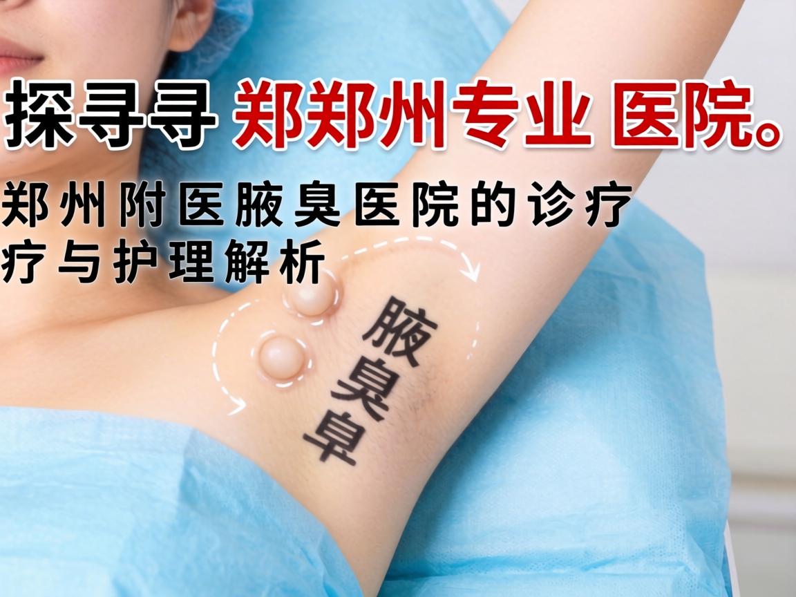 探寻郑州专业腋臭医院，郑州附医腋臭医院的诊疗与护理解析