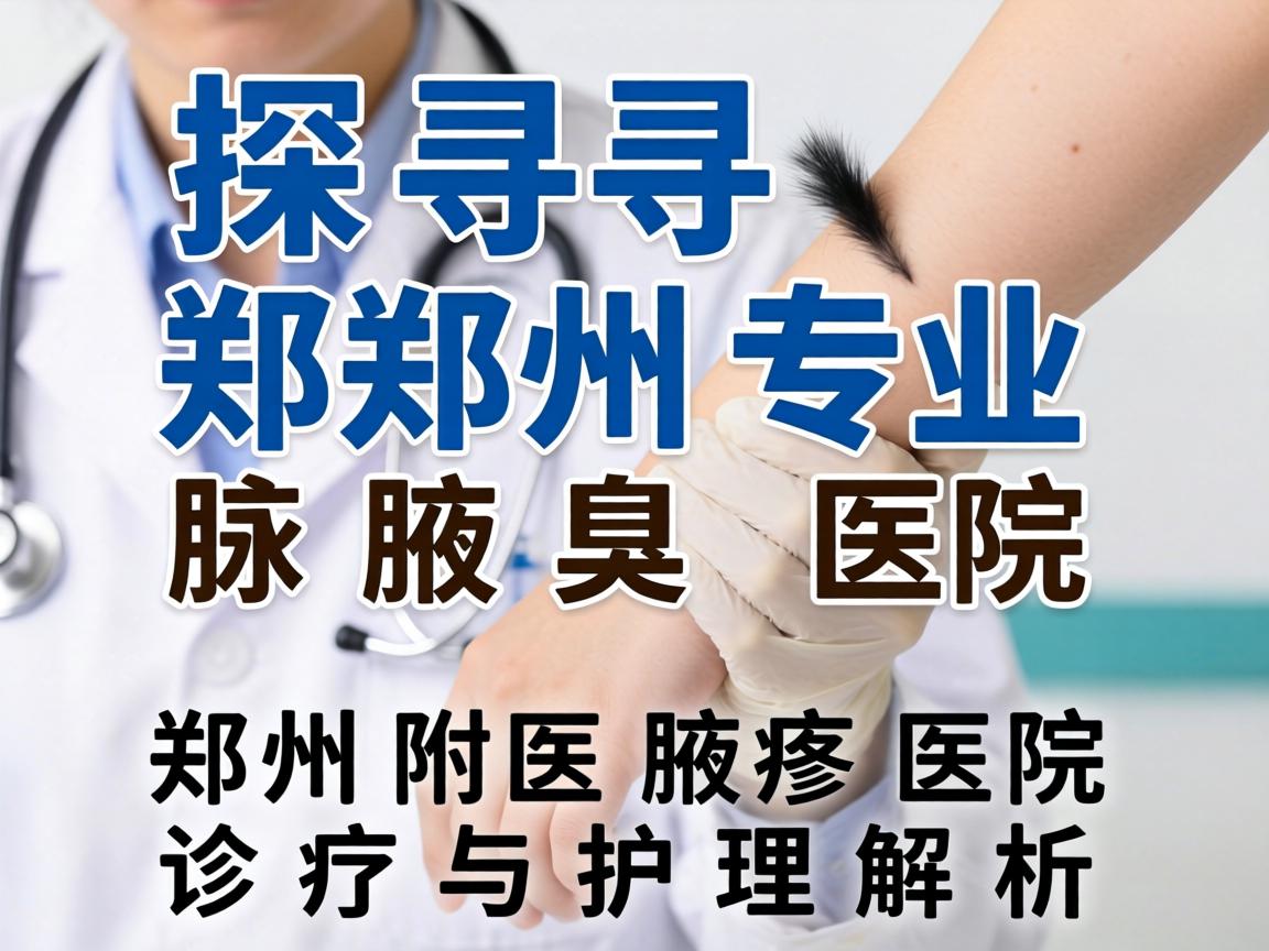 探寻郑州专业腋臭医院，郑州附医腋臭医院的诊疗与护理解析