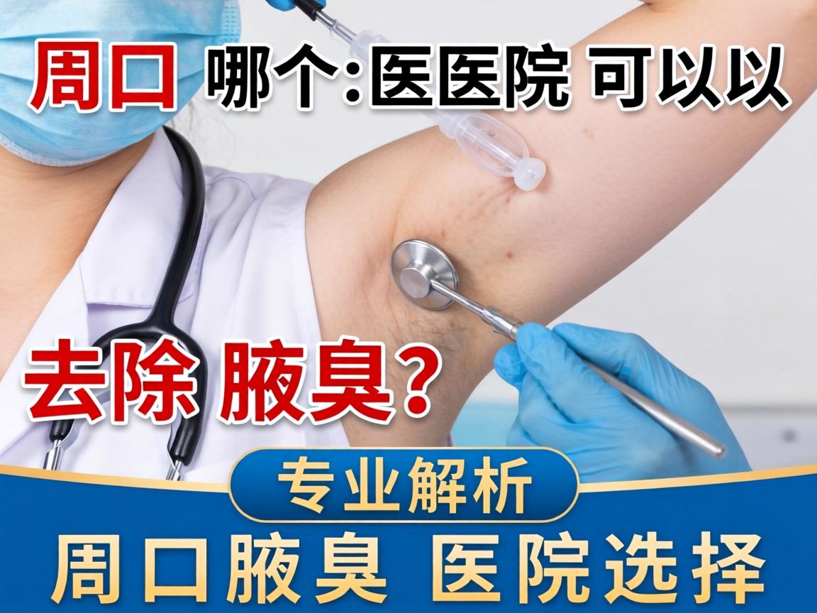 周口哪个医院可以去除腋臭？专业解析周口腋臭医院选择