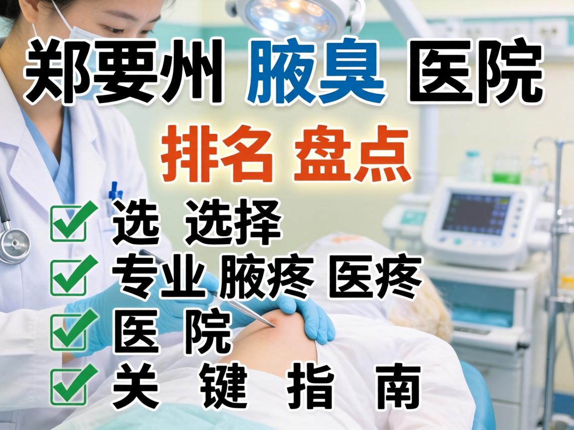 郑州腋臭医院排名盘点,选择专业腋臭医院的关键指南 郑州腋臭医院排名盘点,选择专业腋臭医院的关键指南
