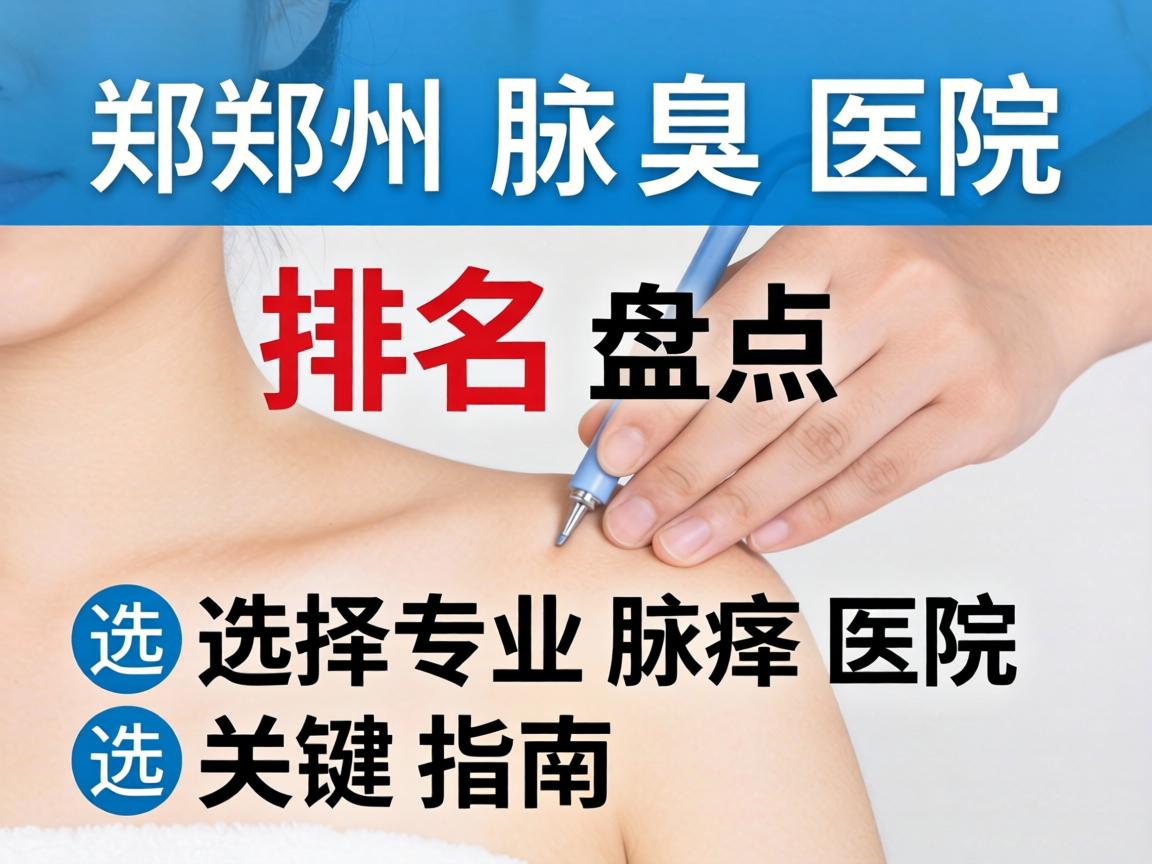 郑州腋臭医院排名盘点,选择专业腋臭医院的关键指南 郑州腋臭医院排名盘点,选择专业腋臭医院的关键指南