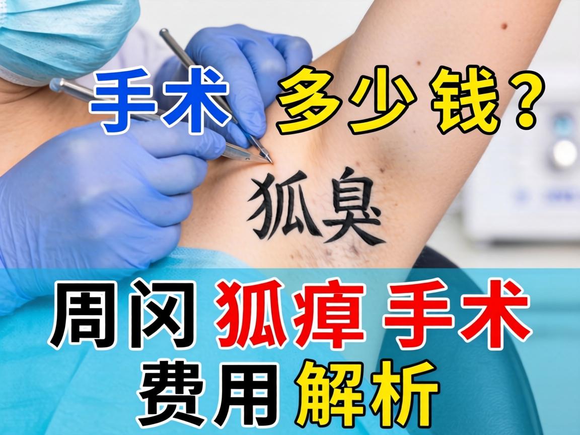 狐臭手术多少钱？周口狐臭手术费用解析