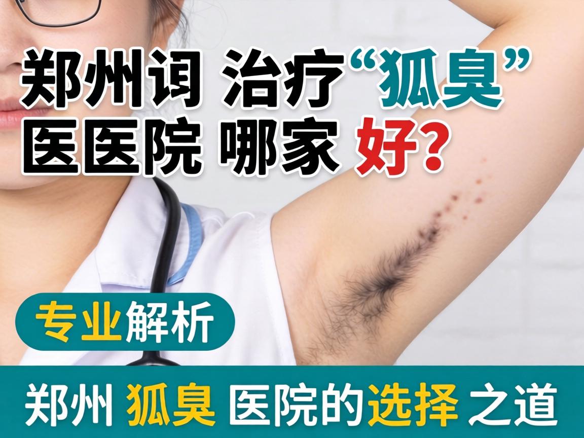 郑州治疗狐臭医院哪家好？专业解析郑州狐臭医院的选择之道