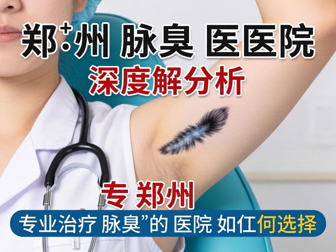 郑州腋臭医院深度解析，郑州专业治疗腋臭的医院如何选择