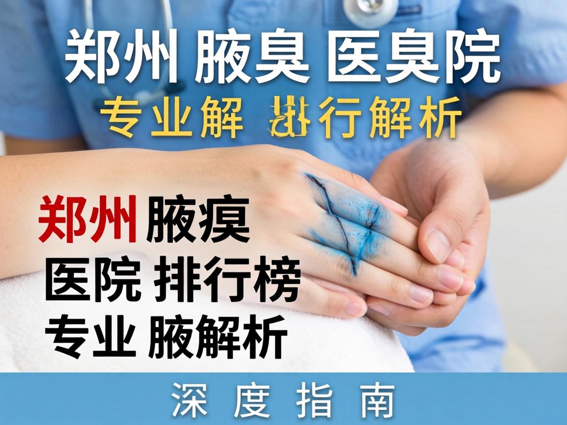 郑州腋臭医院专业解析，这份郑州腋臭医院排行榜的深度指南