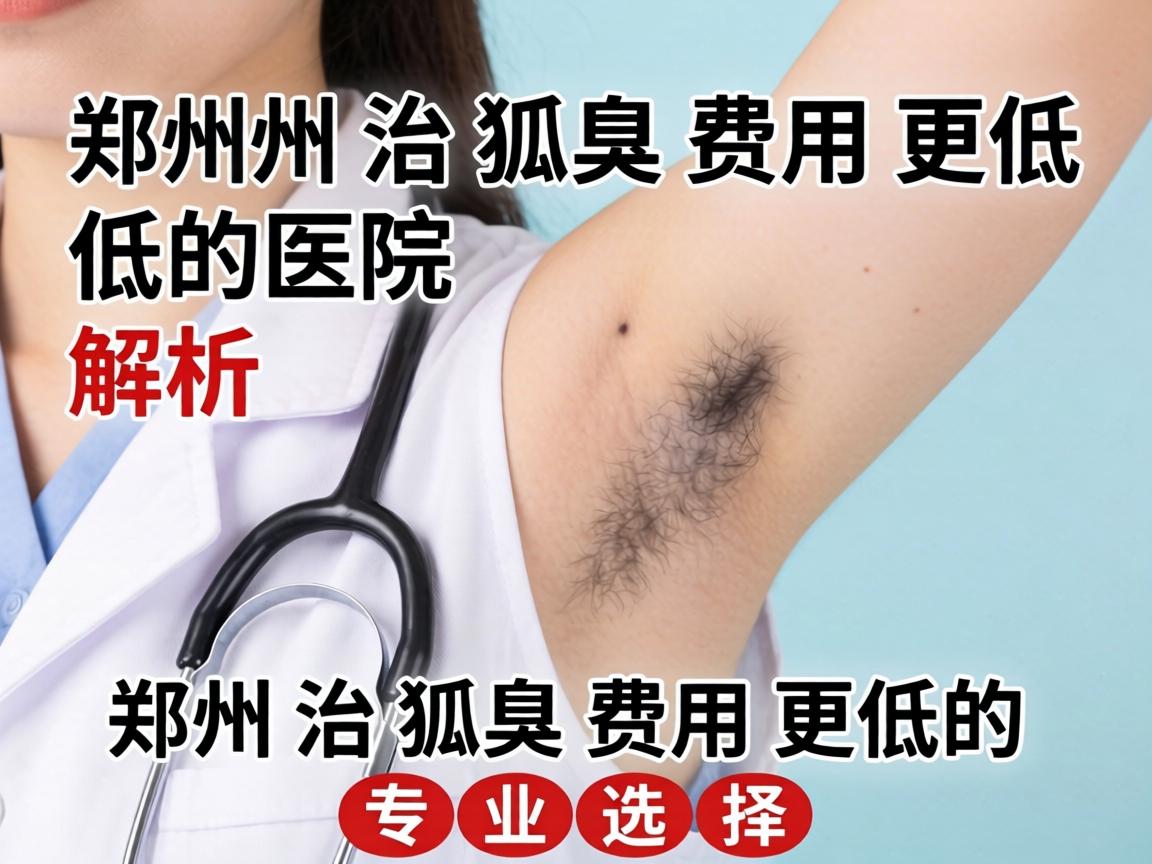 郑州治狐臭费用更低医院解析，郑州治狐臭费用更低的专业选择