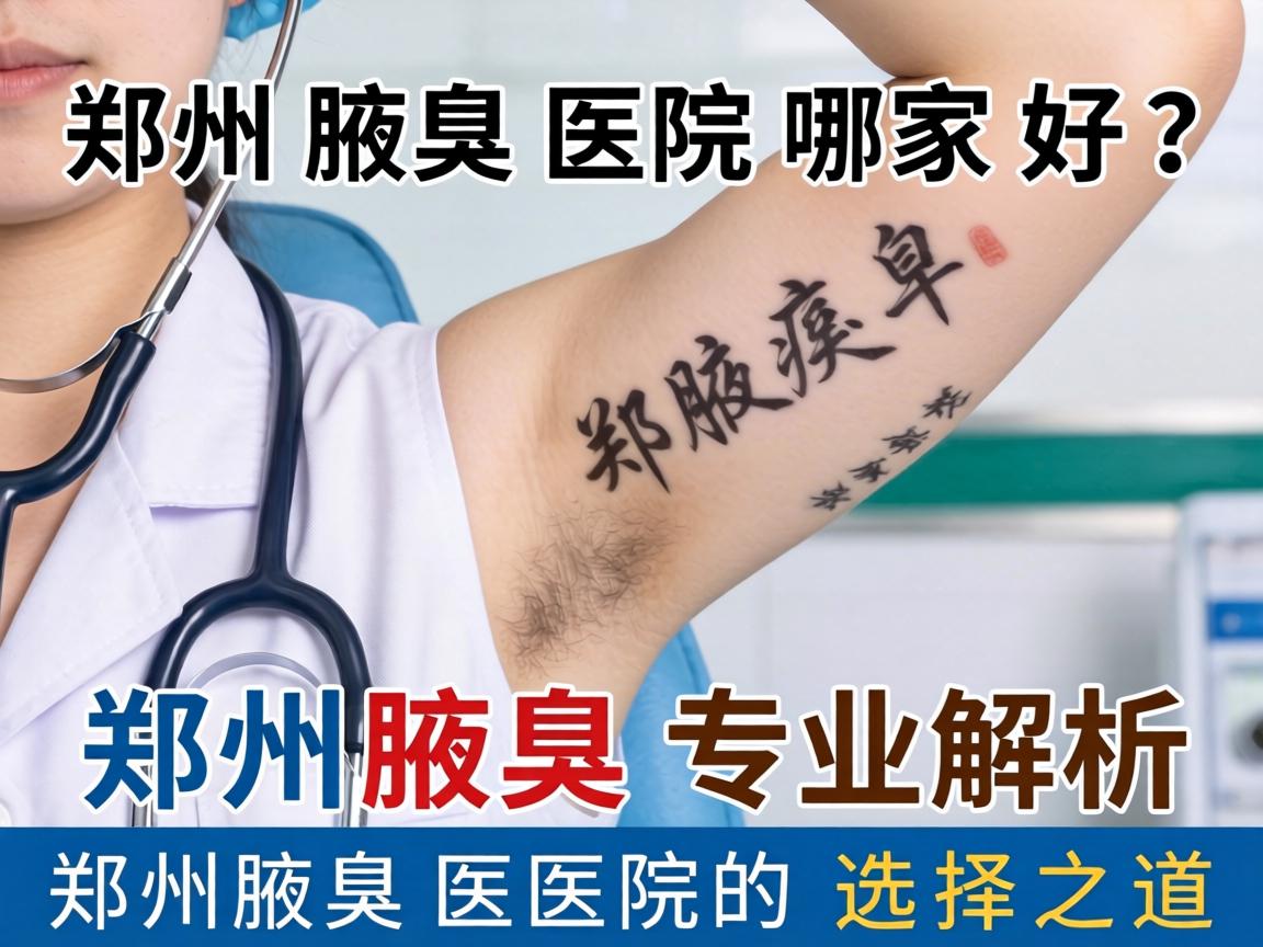 郑州腋臭医院哪家好？专业解析郑州腋臭医院的选择之道
