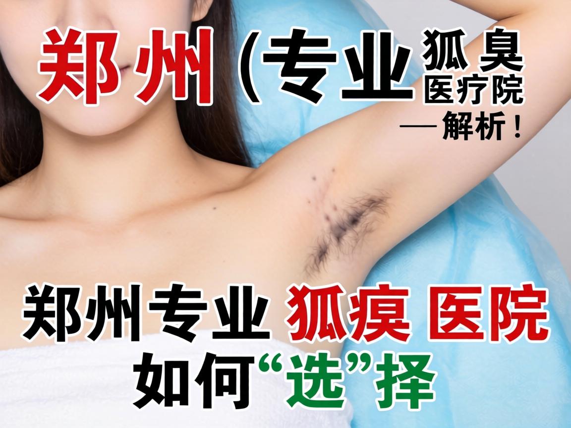 郑州专业狐臭医院解析，郑州专业狐臭医院如何选择